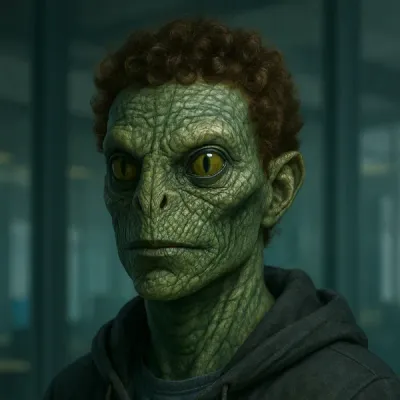 Zuck reimagined as a Reptilian Overlord